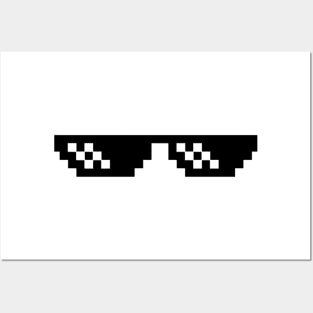 Deal with it glasses meme Posters and Art